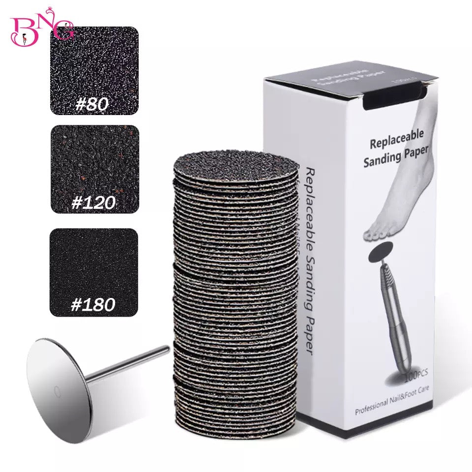EMBOUT ACIER DISQUE ET RECHANGE DISQUE BOÎTE 100 PCS